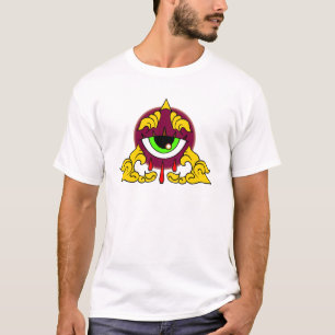 ILLUMINATI ALL SEEING EYE PYRAMID CASH MONEY THUG T-Shirt