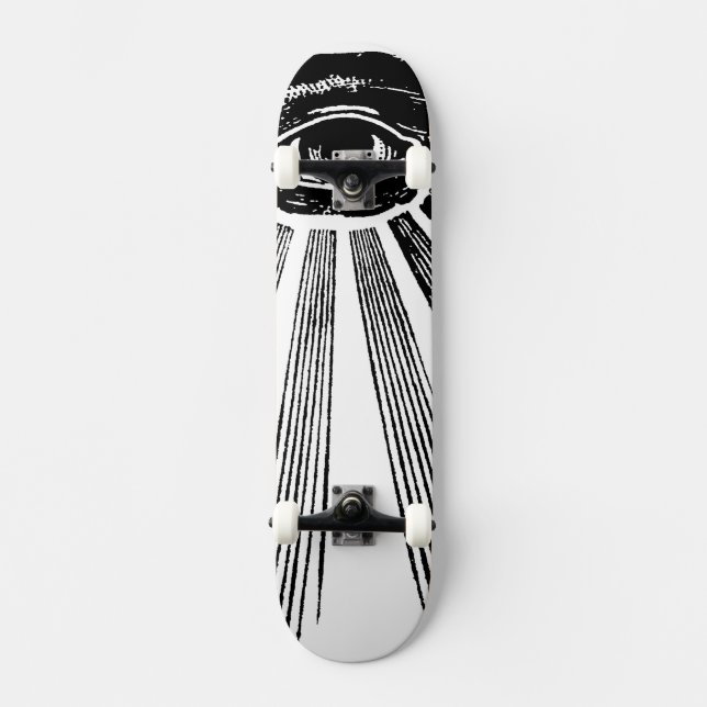 Illuminati All Seeing Eye Skateboard (Front)