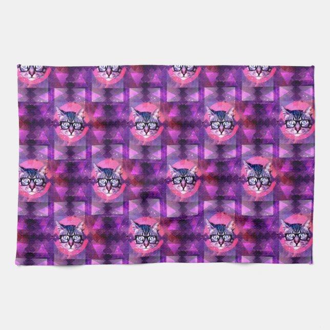 illuminati cat kitchen towel (Horizontal)