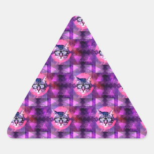 illuminati cat triangle sticker
