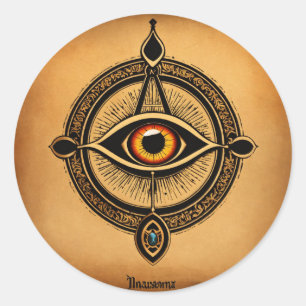 Illuminati Classic Round Sticker
