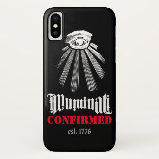 Illuminati Confirmed Black - Iphone X Case