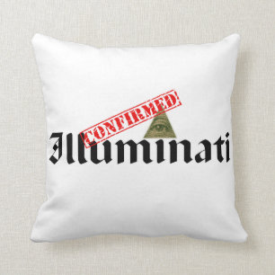 Illuminati Confirmed Throw Pillow