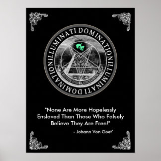 Illuminati Domination 18" x 24" Poster 