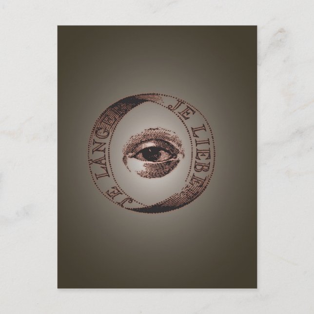 Illuminati eye postcard (Front)