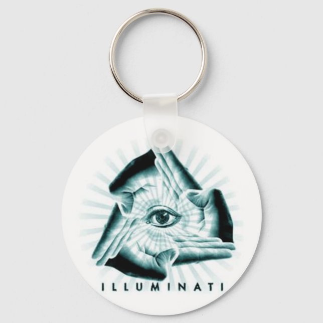 illuminati key door keychain (Front)