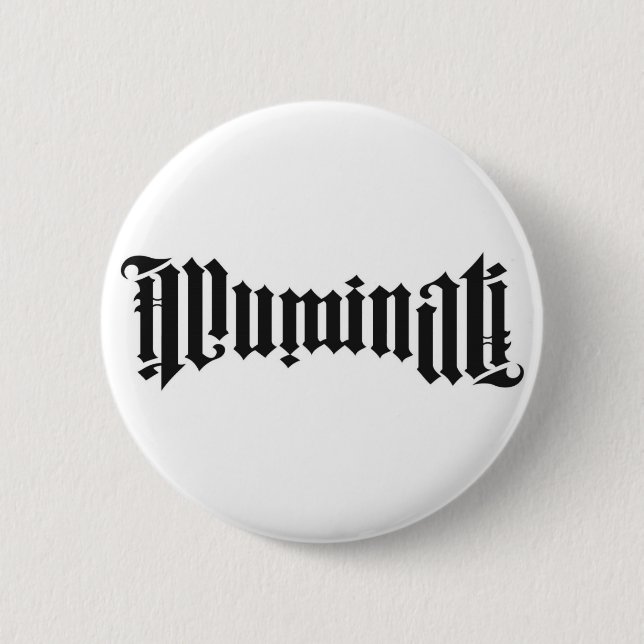 Illuminati Logo 2 Inch Round Button (Front)