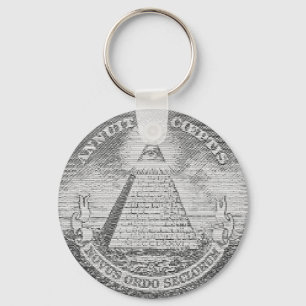 illuminati logo keychain