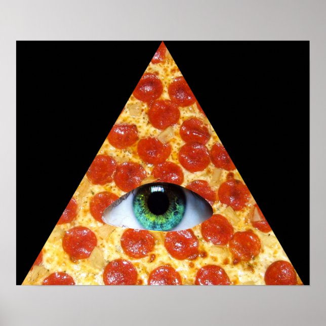 Illuminati Pizza Poster (Front)