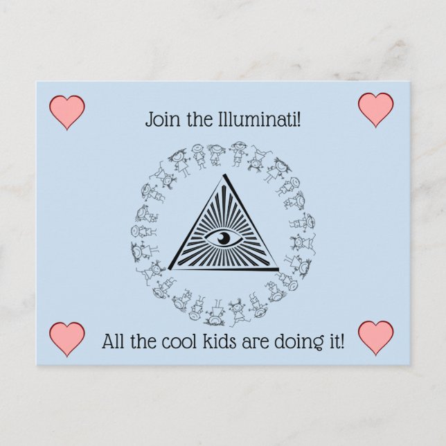 Illuminati Postcard (Front)