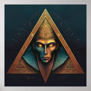 Illuminati Wall Crest Poster