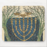 Illumination of a menorah, from mouse pad<br><div class="desc">Illumination of a menorah, from the Jewish Cervera Bible, 1299 | by Joseph Asarfati | Art Location: Instituto da Biblioteca Nacional, Lisbon, Portugal | French Artist | Image Collection Number: XIR161985</div>