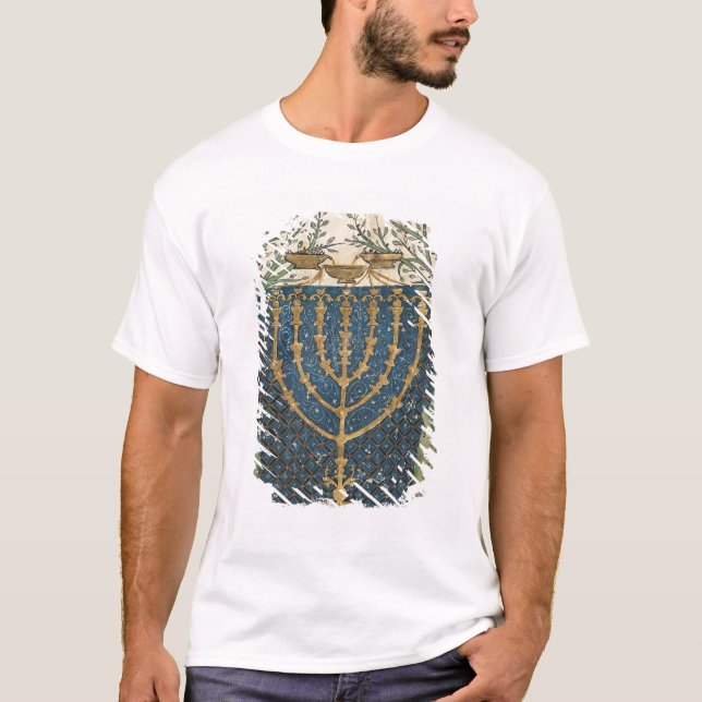 Illumination of a menorah, from T-Shirt (Front)