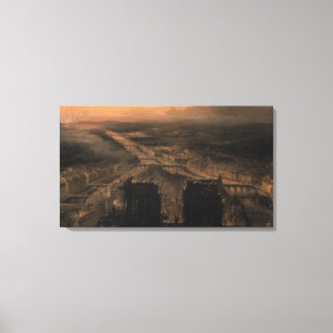 Illumination of Notre Dame Canvas Print