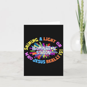 Illumination Station Vbs 2026 Bible Jesus Card