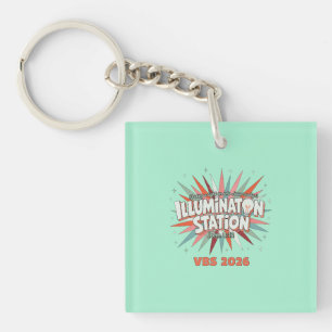 Illumination Station VBS 2026 John 8:12 Vacation  Keychain