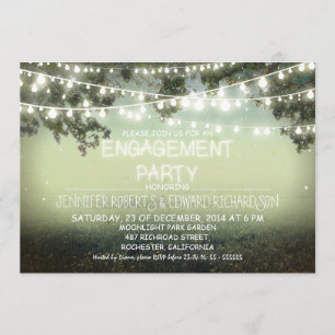 illuminations de nuit invitations à une fête de fi