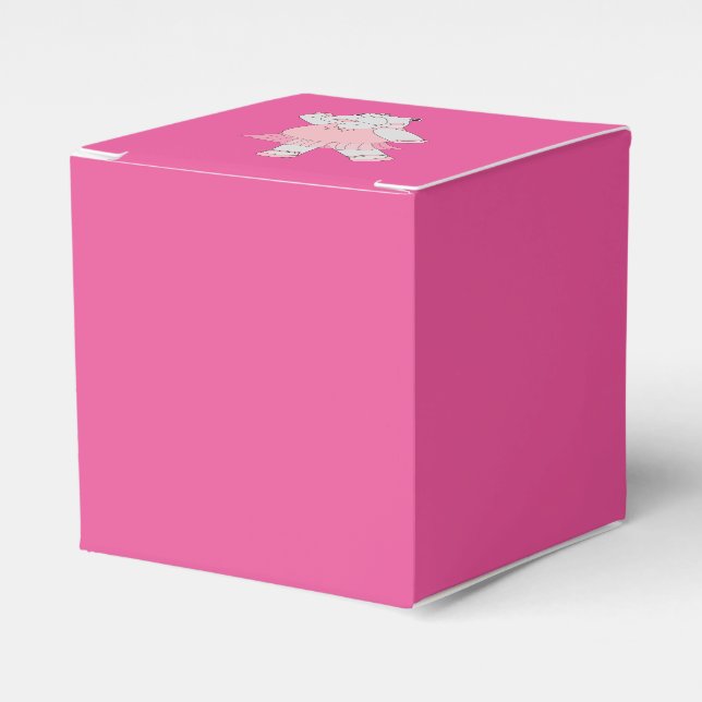 illusima Ballerina Hippo Favor Box (Front Side)