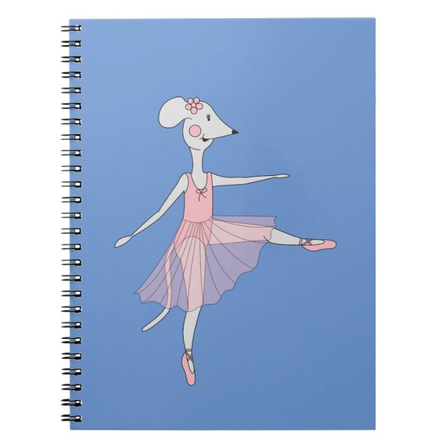 illusima Ballerina Mouse Notebook (Front)