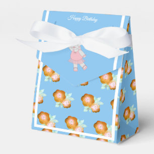 illusima Ballet Hippo Gold Rose Birthday Gift/ Favor Box