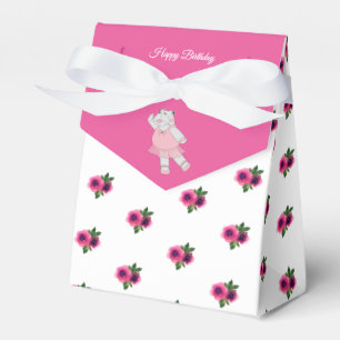 illusima Ballet Hippo Little Pink Roses Gift/ Favor Box