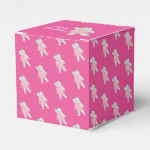 illusima Ballet Hippo Pink Birthday Gift Box/ Favor Box