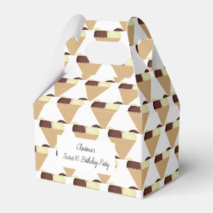illusima Chocolate Ice-cream Classic Sweet 16 Favor Box