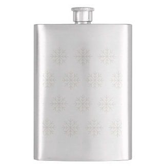 illusima Christmas Snowflakes Hip Flask