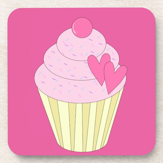 illusima Decorated Cupcake Coaster (Front)