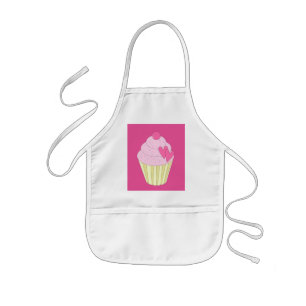 illusima Decorated Cupcake Kids Apron