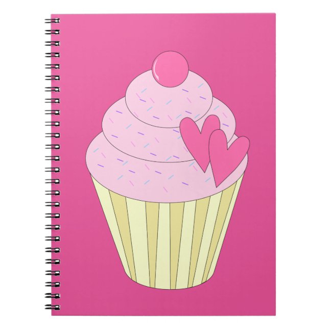 illusima Decorated Cupcake Notebook (Front)