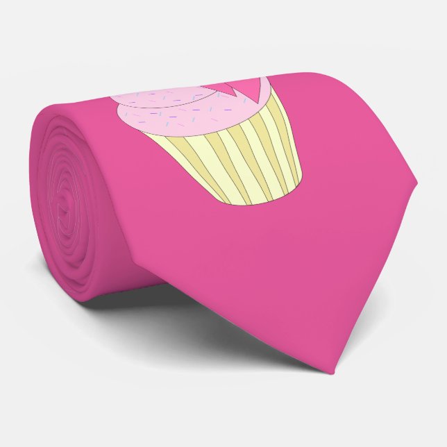 illusima Decorated Cupcake Tie (Rolled)