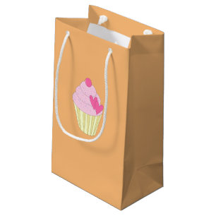 illusima Design Orange Small Gift Bag