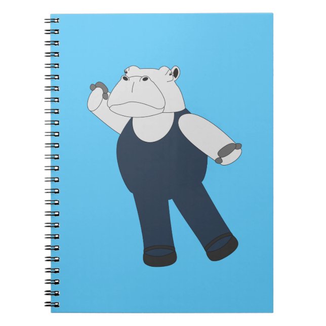 illusima Drama Hippo Notebook (Front)