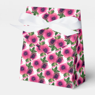 illusima Floral Pink Rose Watercolor Gift/ Favor Box
