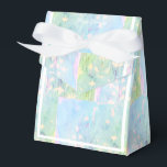 illusima Green Wild Flowers Watercolor B'day Gift/ Favor Box<br><div class="desc">illusima White Ribbon Green Blue Wild Flowers Watercolor Pattern Birthday Party Gift Box/ Favour Box. Perfect for a child's themed birthday party.</div>