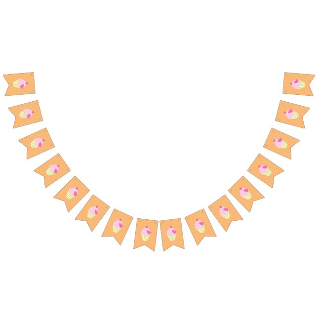 illusima Orange Bunting Flags (All)