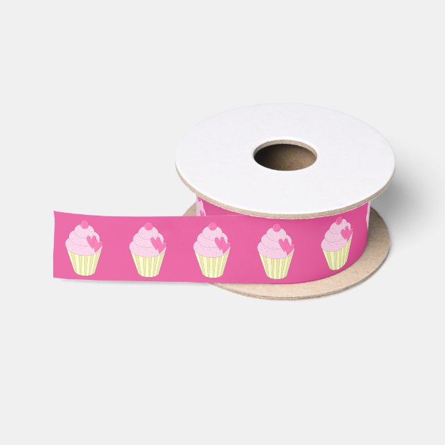 illusima Pink Satin Ribbon (Spool)