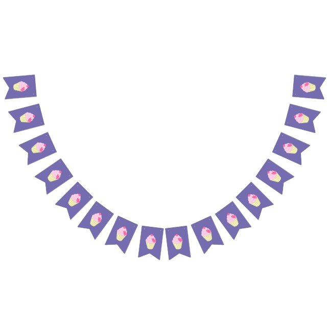 illusima Purple Bunting Flags (All)