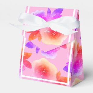 illusima Rainbow Flower Pattern Birthday Gift/ Fav Favor Box