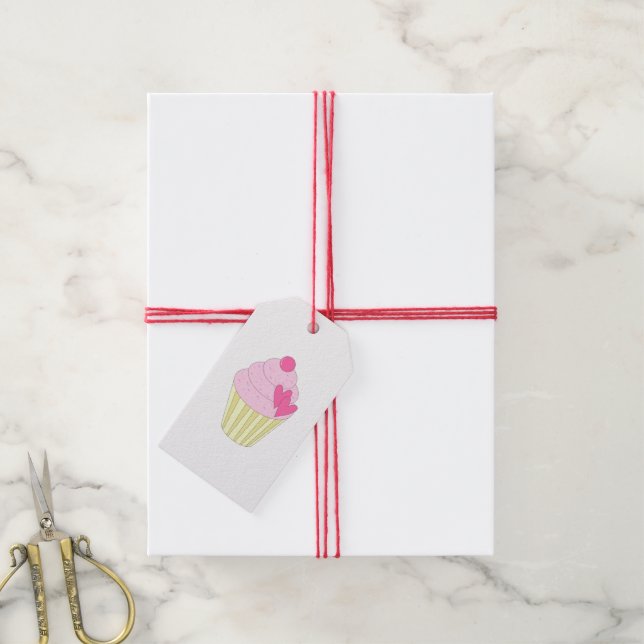 illusima Red Twine Gift Tags (With Twine)