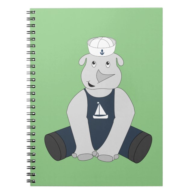 illusima Sailor Rhino Notebook (Front)