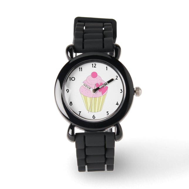 illusima Silver Glitter Kids Watch (Front)