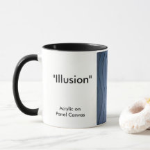 "Illusion"  -  Abstract Art design on coffee Mug