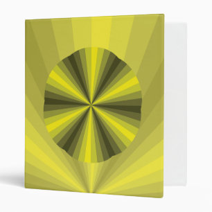 Illusion d'optique classeur jaune