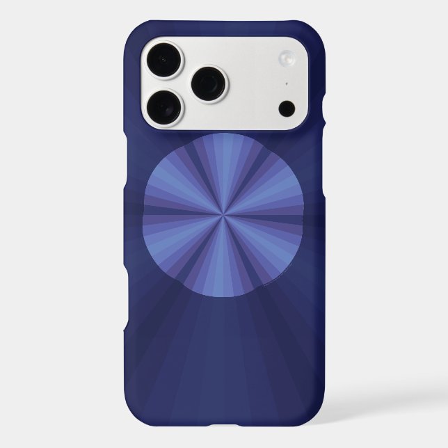 Illusion d'optique Étui Case-Mate bleu (Verso)