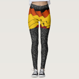 ILLUSION Drapeau allemand Leggings pop