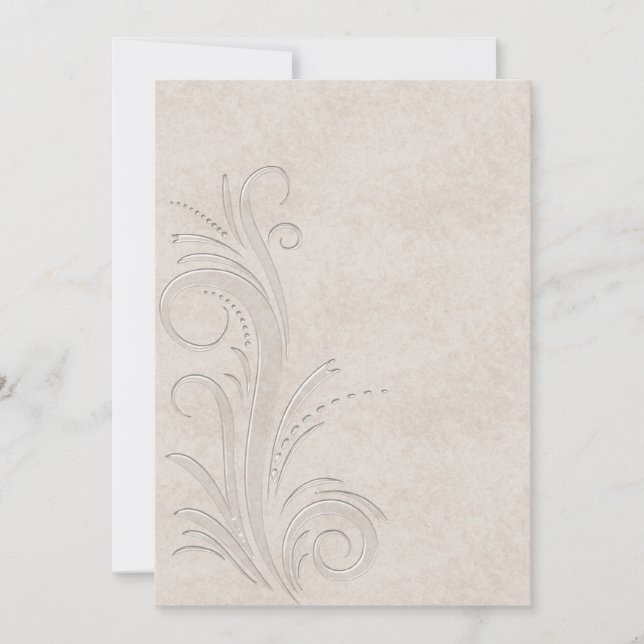 Illusion intégrée Debutante Ball Invitation (Devant)