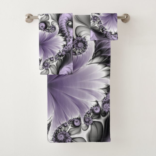 Illusion Lilac Abstrait Floral Fractal Art Imagina (En situation)
