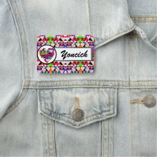 Illusion of the Hearts by Kenneth Yoncich Name Tag